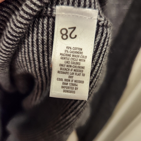 Bonobos Washable Cotton Cashmere Half-Zip size L - Picture 4 of 7